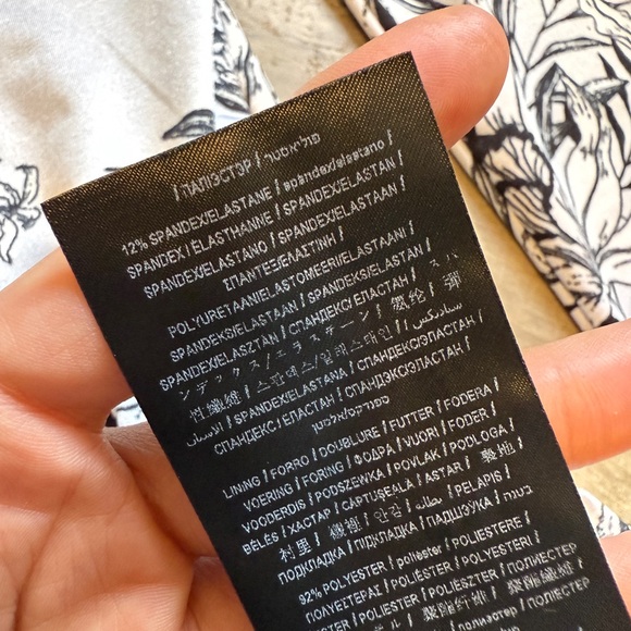 Guess Pink and Blue Bodycon Dress Long Sleeve V-Neck- Size S - Picture 12 of 12